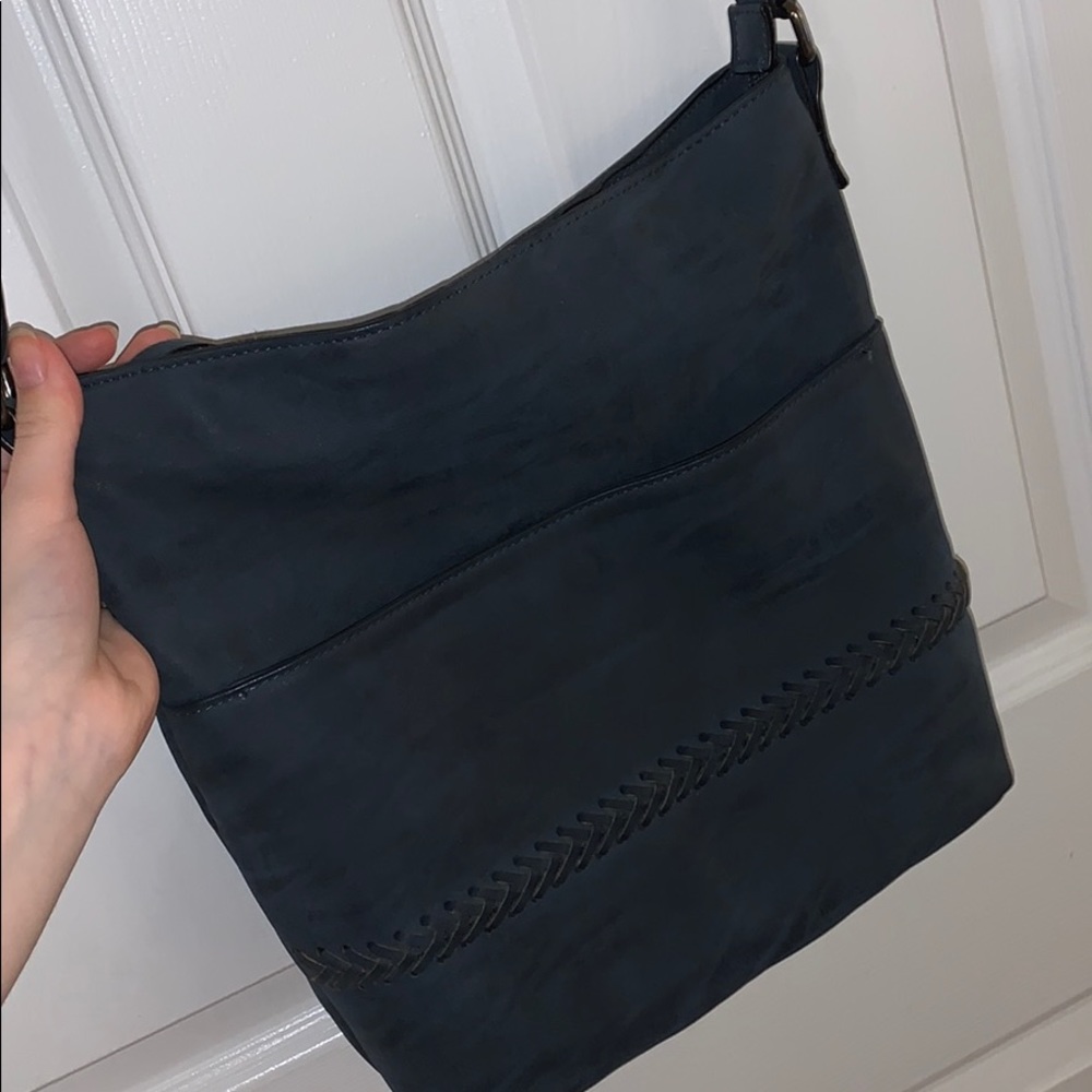 Navy blue Bentley messenger bag